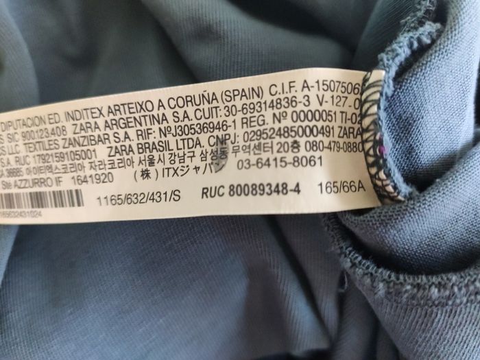 Zara 100% Cotton Maxi Skirt Size S