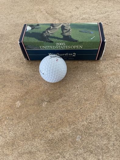 2005 US Open Pinehurst golf box