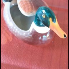 Country duck storage ornament