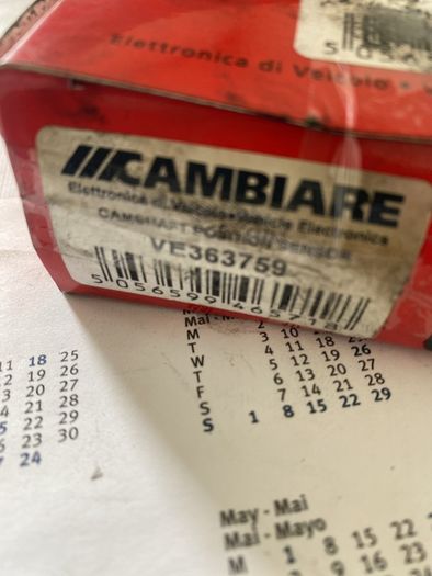 Camshaft position sensor VE363759