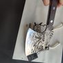 Forged Axe Knife with Octopus Engraving  By Di'Casteel Image 9