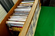 DC, Marvel Long Comic Box w 290 comics for Sale