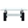 Rectangle Glass Coffee Table Modern Living Room - Free Delivery Nationwide Image 8