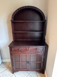 Vintage Wooden Display / Storage Cabinet /Easy to Transport