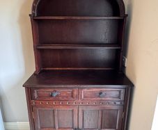 Vintage Wooden Display / Storage Cabinet /Easy to Transport