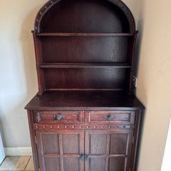 Vintage Wooden Display / Storage Cabinet /Easy to Transport