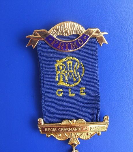 RAOB PRIMO DEGREE (Royal Antediluvian Order of Buffaloes) - Primo 2nd Degree silver-gilt medal, fully hallmarked for 1993