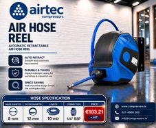 Compressor- Hose Reels (10, 15 & 20 Mtr) - In Stock