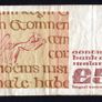 1993 Ireland IR5 Johannes Scotus Erigena Banknote Series B. Note issued 12/03/93. Serial number AEG001840 Image 2