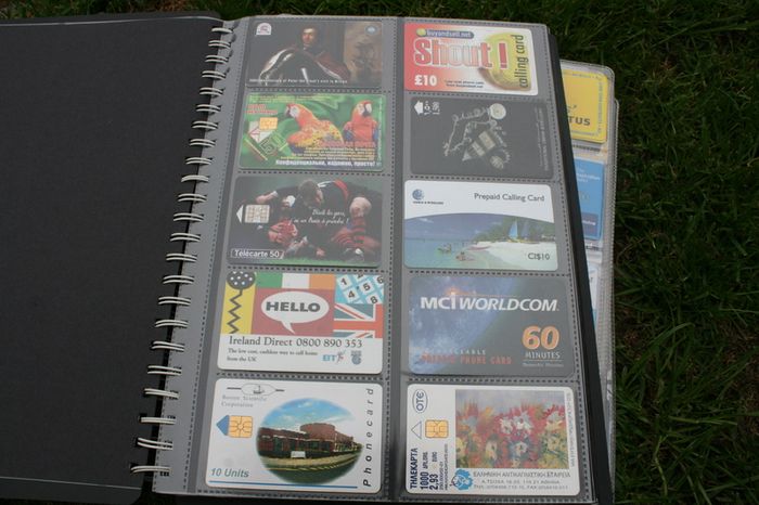 Vintage Call Cards collection of  over 300  international calling cards