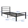 Single Bed Frame with Storage, 3ft Image 2