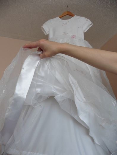 communion dress and accessories