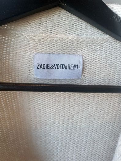 Zadig & Voltaire alpaca/wool mix draped cardigan