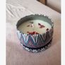 Boho Style Scented Candle with Flower Petals - ideal for meditation, altars and home spa & relaxing baths Image 3
