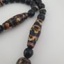 Antique Venetian Style Floral Glass Beads Necklace Image 5