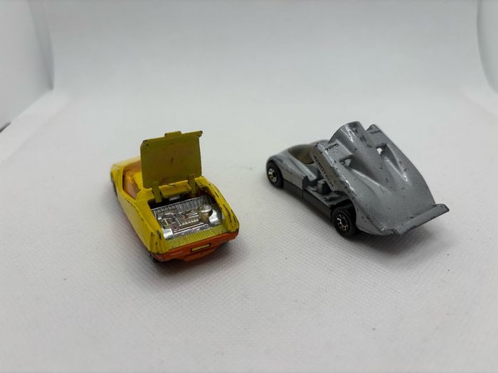 Vintage Matchbox Super Fast Datsun and Oldsmobile