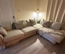 dfs L shape sofa