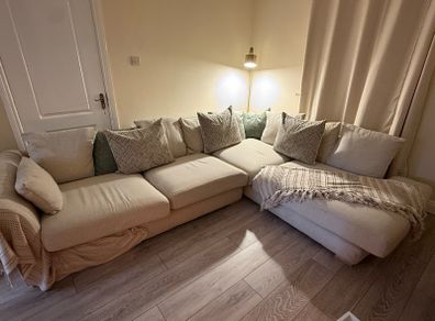 dfs L shape sofa