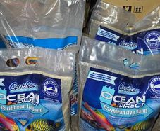 Marine or cichlid aquarium sand