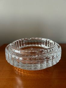 Waterford Signed Crystal Ashtray 1950s-1980s.