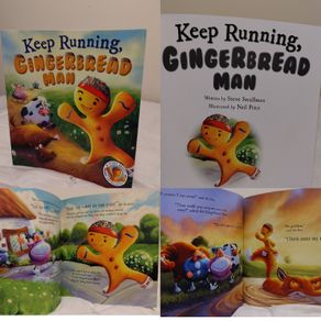 Keep Running Gingerbread Man Story Book