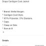 Stella Morgan cape coat cardicoat new size 8 Image 3
