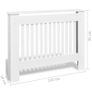 Radiator Covers 2 pcs White MDF 112 cm Image 4