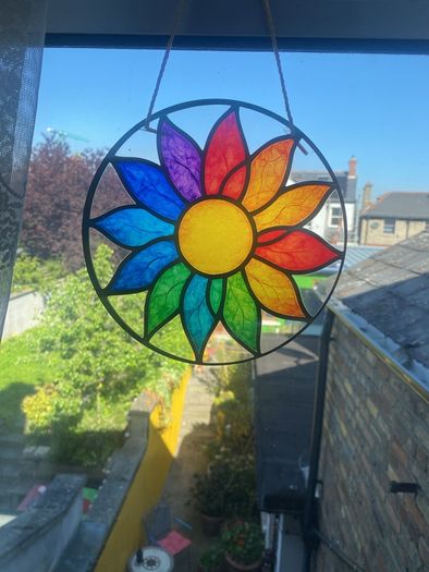 Suncatcher with vibrant colours
