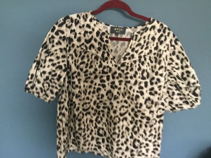 Wyse London leopard print top