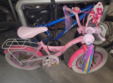 16 inch LOL Surprise girl bike with matching helmet