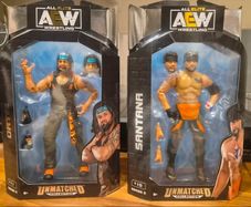 AEW Wrestling Figures - Santana and Ortiz