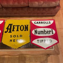 Enamel signs