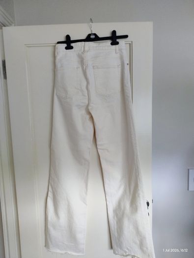 Women's cream jeans