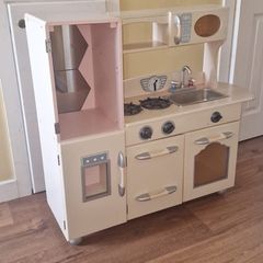 Toy wooden kitchen