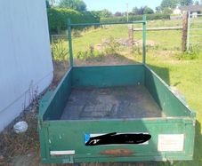 6x4 single axle trailer