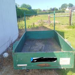 6x4 single axle trailer