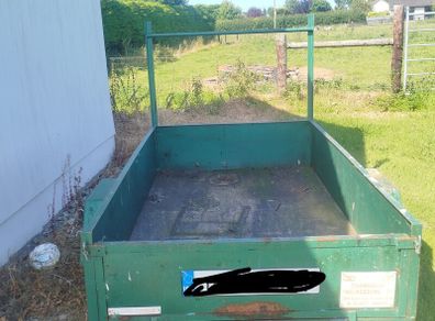 6x4 single axle trailer