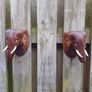 Vintage Handcarved Elephant Plaques Image 7