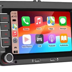Car Radio For Vw/passat/seat/skoda/polo/ Wired Car Play