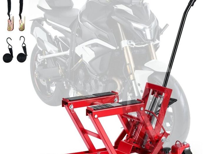 Hydraulic Motorcycle Lift Jack 1500lb / 680kg  Heavy Duty ATV & Motorcycle Hoist Stand
