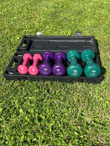 6KG Vinyl Dumbbell Set