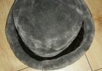 Ladies Taupe Furry Hat