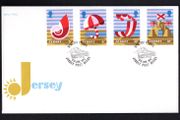 1975 Jersey: Jersey Tourism Commemorate Stamps First Day Cover (FDC)