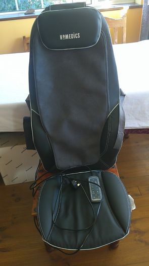 HoMedics Shiatsu Max 2.0 Back and Shoulder Massager with Heat CBS-2016-GB Grey Excellent Condition Boxed Very Little Use Works Perfectly