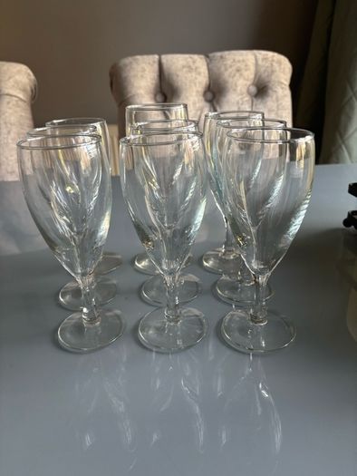 Assorted  crystal glasses