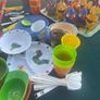 Free Children's Cups / Plates Utensils/ Ice Cream containers. Image 5