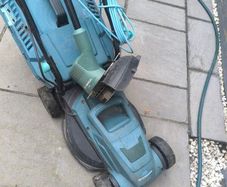 lawnmover and bosch trimmer