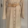 Bnwt beige long sleeve shirt style utility style pockets size 12 Image 2