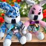 Handmade Crochet Easter Bunny Kids Gift Personalised Easter Bunny Toy Image 3