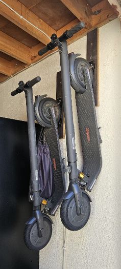 Pair of Segway Ninebot E25E Electric Scooters in Excellent Condition